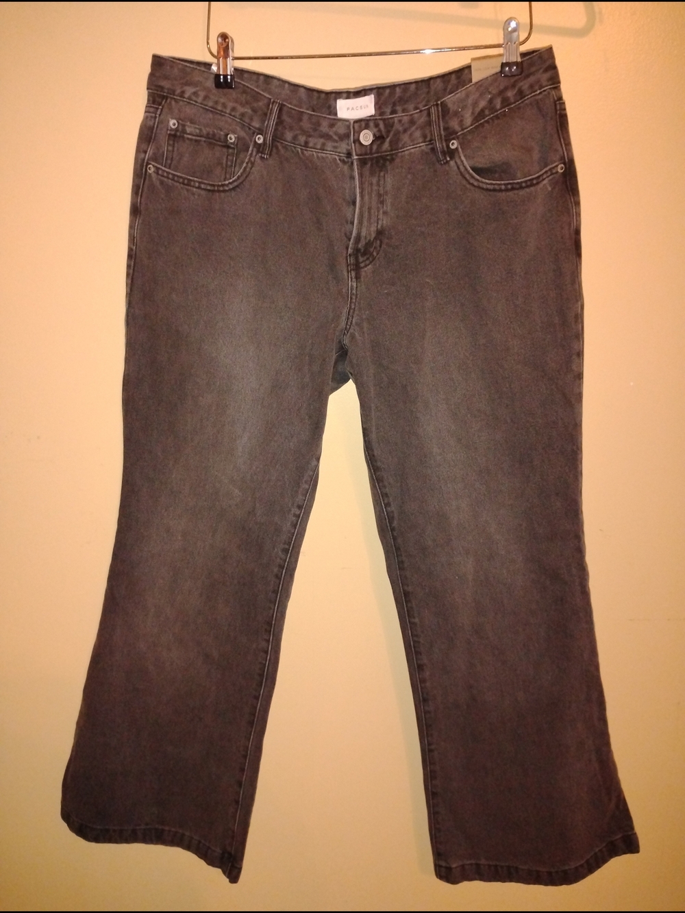 PacSun Women's Black Flare Jeans